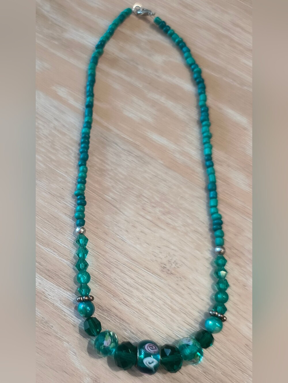 Five Handcrafted Beaded Necklaces - Picture 2 of 7